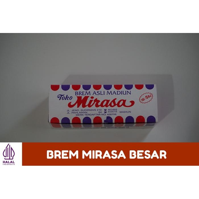 

New Brem MIRASA asli Madiun - Jatim (ukuran JUMBO - isi 5 batang)