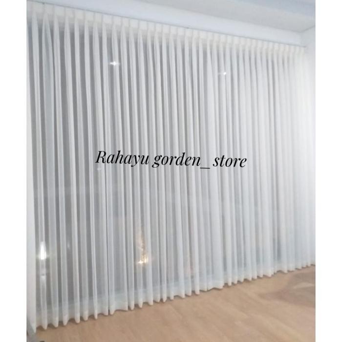 ..... Vitrase Gorden Polos Putih L 200 X T 250 Gorden Vitrase Putih Polos