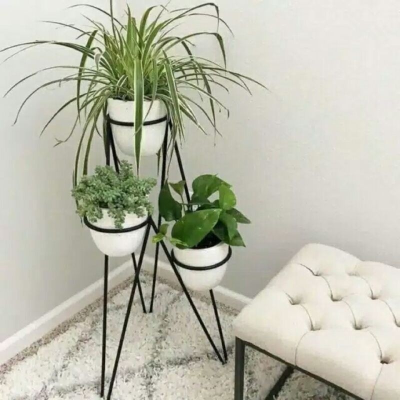 BESI8MM/POT BUNGA BESI/DUDUKAN POT BUNGA/RAK BUNGA