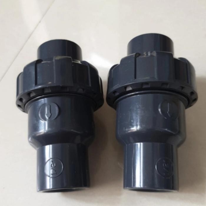 Bagus Ball Check Valve Pvc 2 Inch / Single Union Ball Check Valve