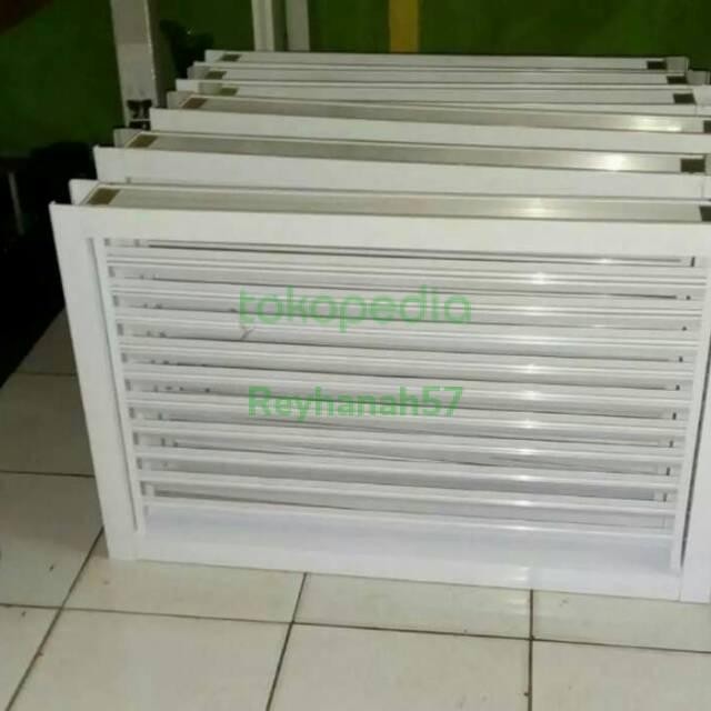 TERLARIS! Jalusi Alumunium, Lubang angin, Kisi Kisi 40x20 CUCI GUDANG