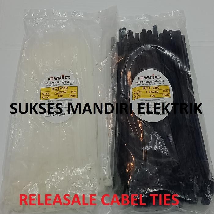 

Kabel ties releaseable 7.2x250mm (25cm)/ kabel ties buka 25 cm