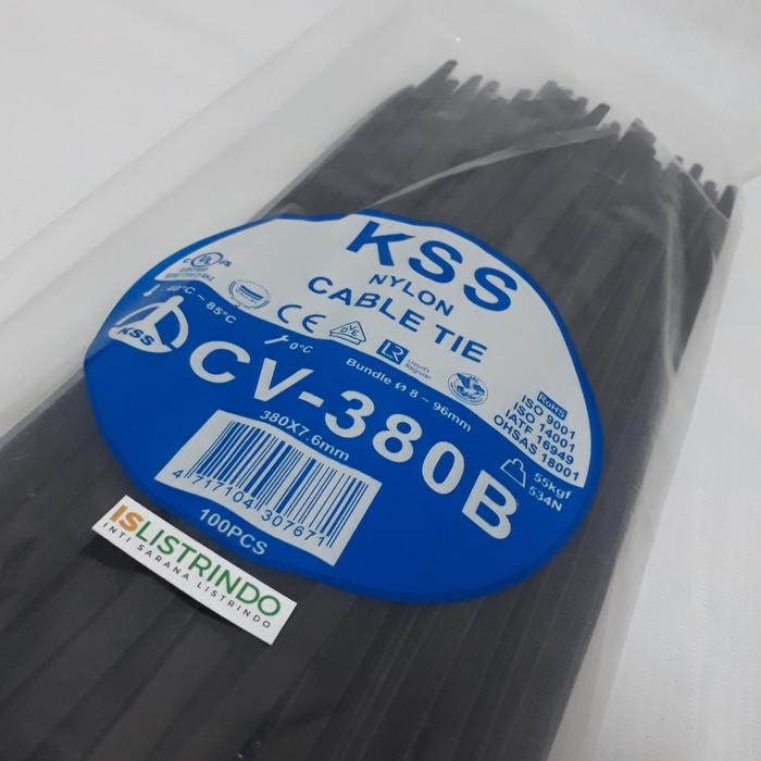 

HOT SALE! KABEL TIS KABEL TIES CABLE TIE PENGIKAT KABEL KSS CV - 380B