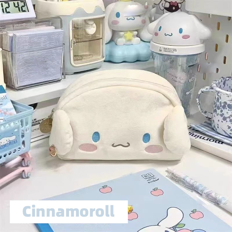 

Hello Kitty Sanrio & Cinnamoroll Large Capacity Pencil Case, Multi-Purpose Coin Purse Storage Bag
