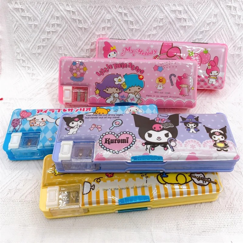 

Cartoon Sanrio Double-Sided Pencil Case, Stationery Box, Children'S And Students' Multifunctional