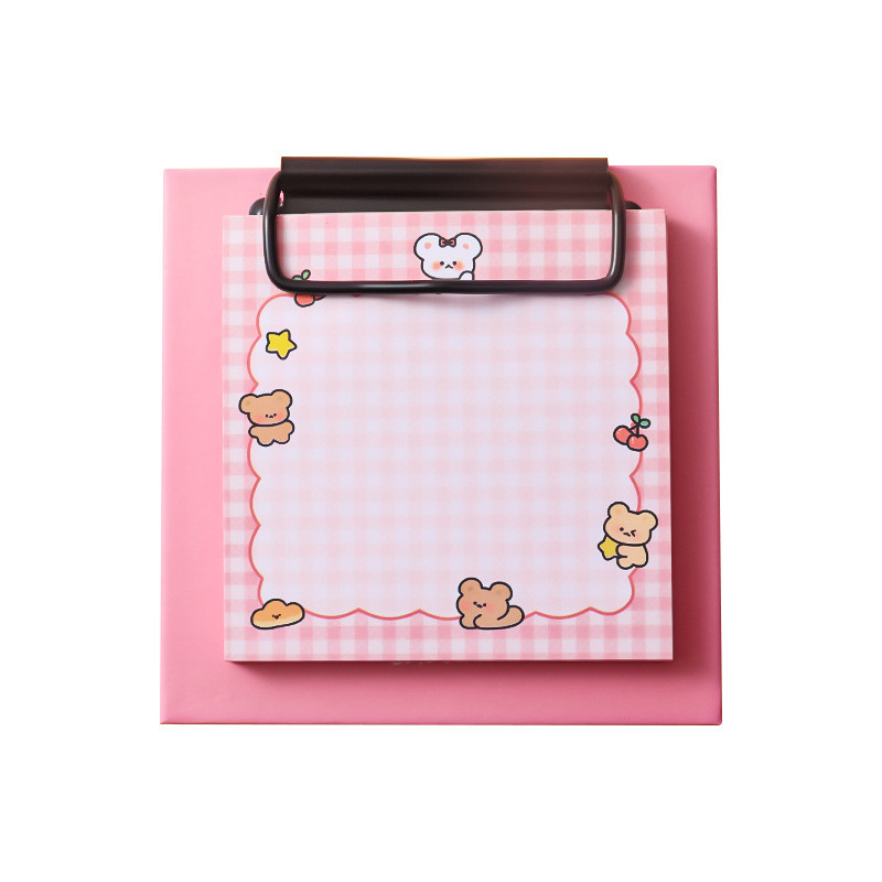 

30 Sheets/Piece Cartoon Memo Pad Stationery Notepad Paper Work Planner With Mini Clipboard Sticky
