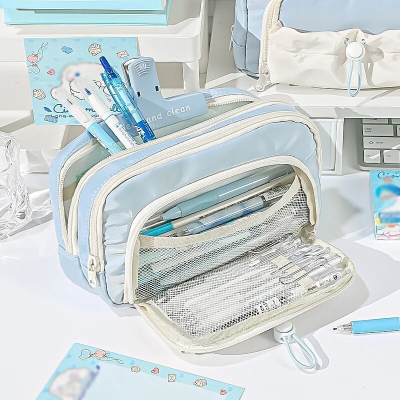 

Cute Pencil Bag With Pull String Closure And Large Capacity Perfect For School Supplies Organization