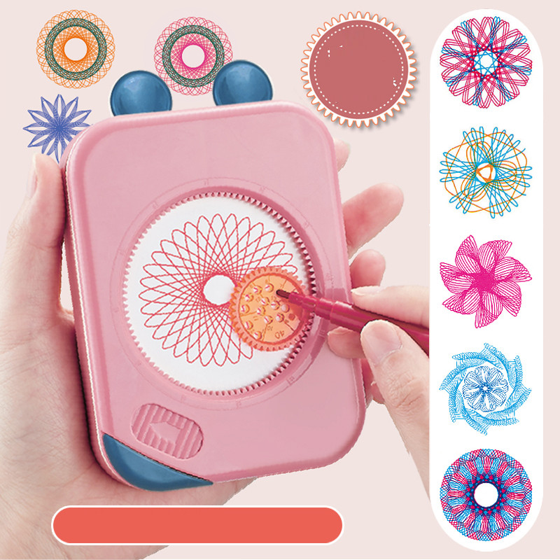 

Magic Spirograph Drawing Toys Painting Template Multi-Function Accessories Geometric Ruler Drafting