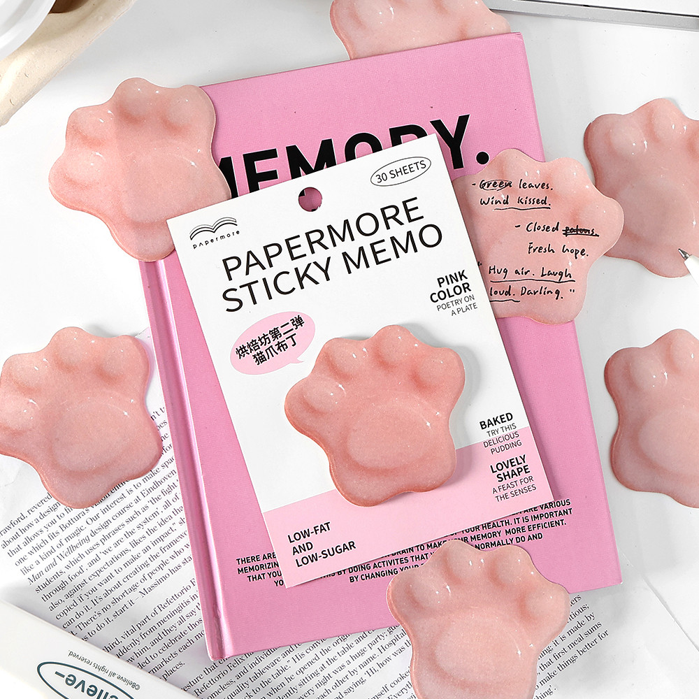 

30 Sheets Cute Cake Cookie Sticky Notes Decoration Scrapbooking Diy Diary Collage Message Notes