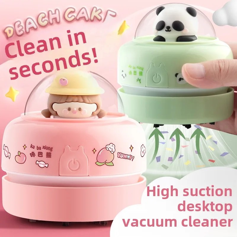

Children'S Desktop Vacuum Cleaner Eraser Dust Cleaning Machine Keyboard Pencil Lead Grey Dust