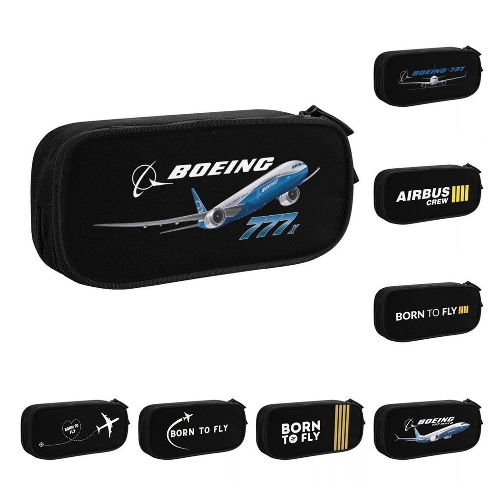 

Fun Pencil Case Airplane Pencil Box Pen Holder For Student Big Capacity Bag Students School Gifts