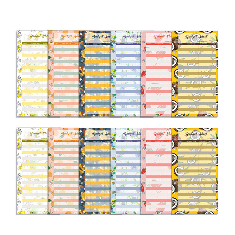 

Budget Binder Sheets A6 Binder Stickers For Pockets Daily Budget Record Notes Binder Papers Category