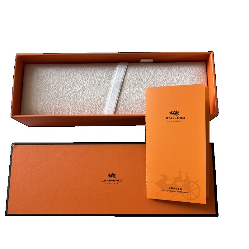 

Jinhao Fountain Pen Orange Gift Case Pens Boxes Pens Pencil Bag Pencils Storage Stationery Office
