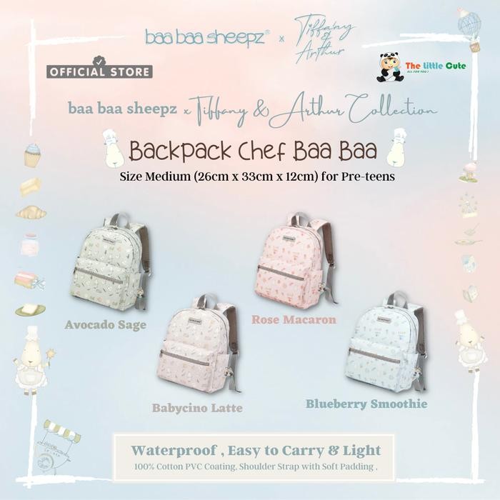 Baabaasheepz x Tiffany&Arthur Backpack Chef Baabaa Medium Size