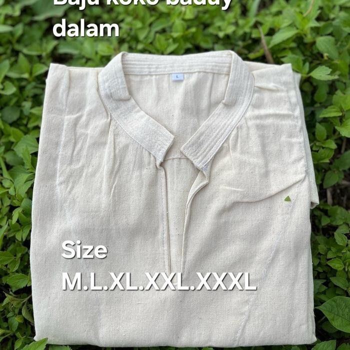 Baju adat baduy baju tenunan bonus iket kepala baduy, selayer baduy