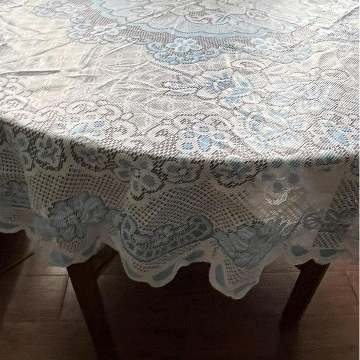 Taplak Meja Makan Makan Bulat/Taplak Meja Makan 6 Kursi Bulat