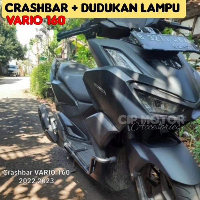 Crashbar Vario 160 2022 2023 Tubular Dudukan Lampu Vario 160