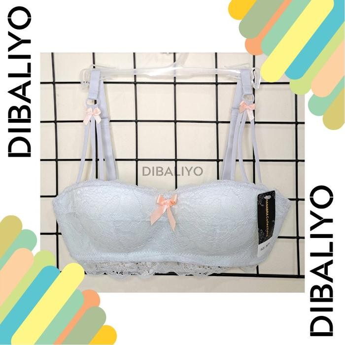 Zareen- Bra Setengah Cup/Cup A-B/Busa Tebal/Tanpa Kawat/Art 8808-Dibaliyo