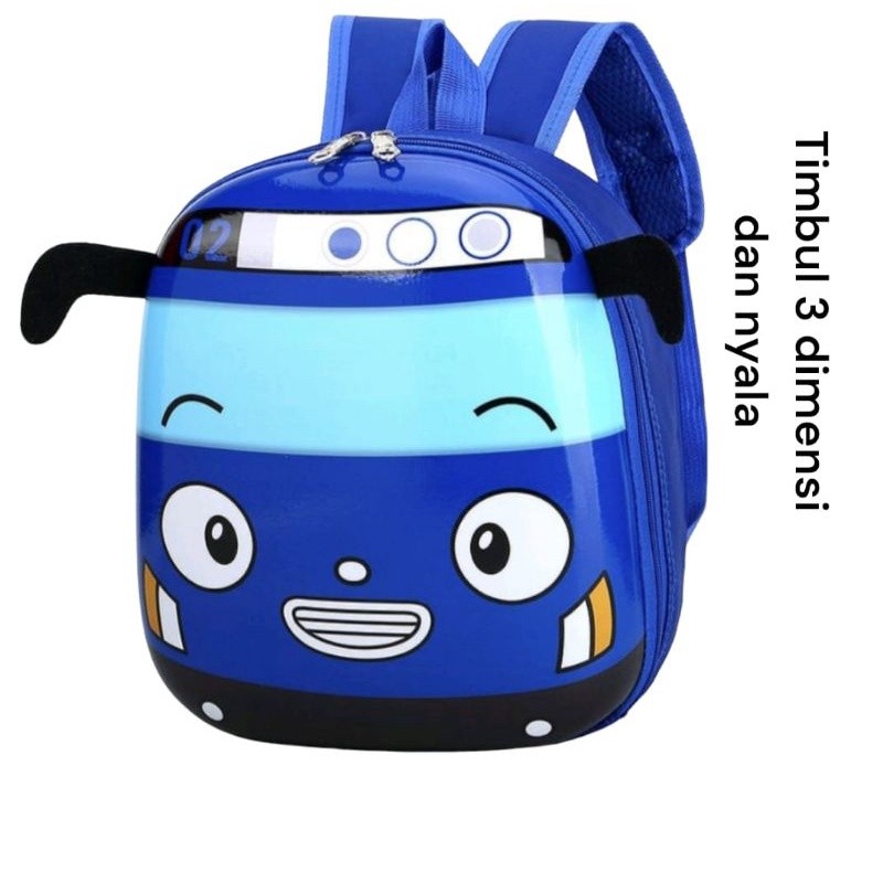 New // Tas Anak Tayo/Tas Anak Sekolah Tayo/Tas Anak Laki Laki Tayo/Tas Anak Ransel Tayo/Tas Anak Tk