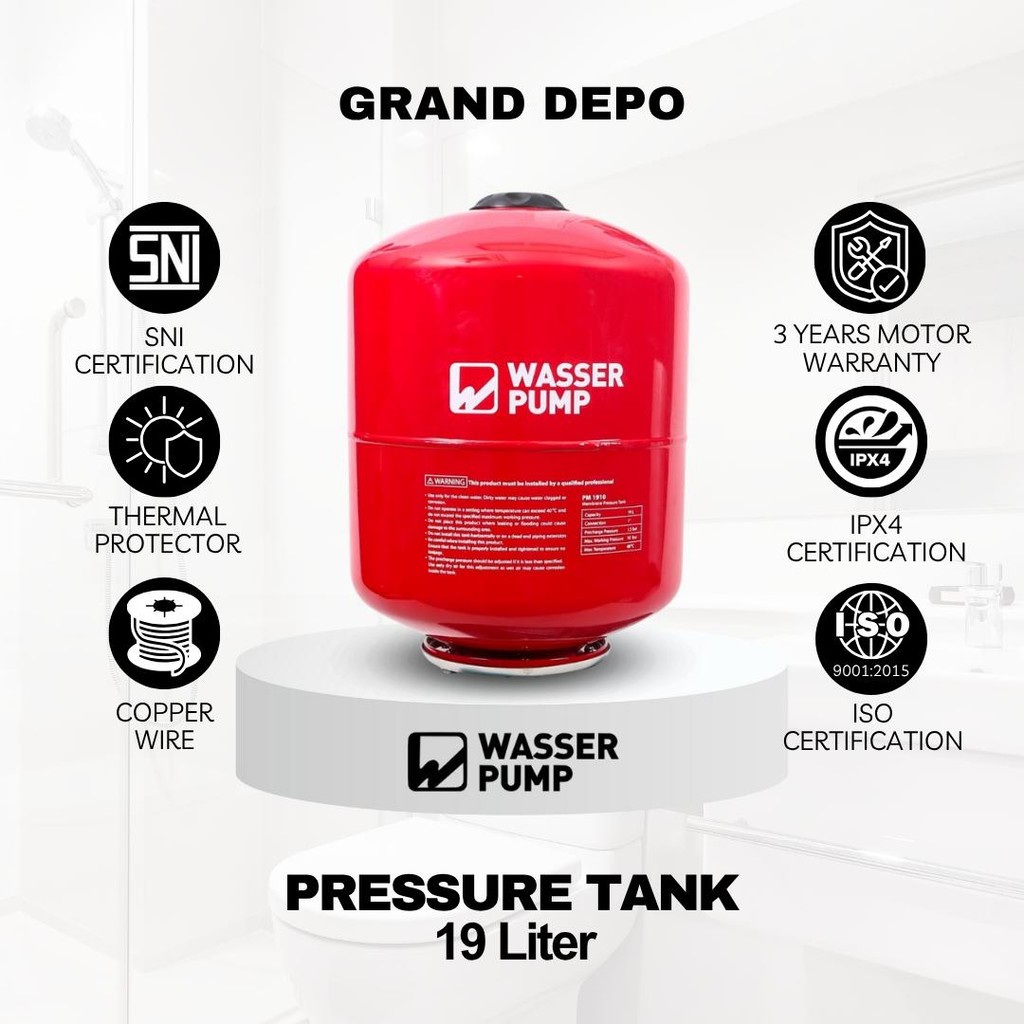 Wasser Pressure Tank 19 Liter / Pressur Tank Wasser