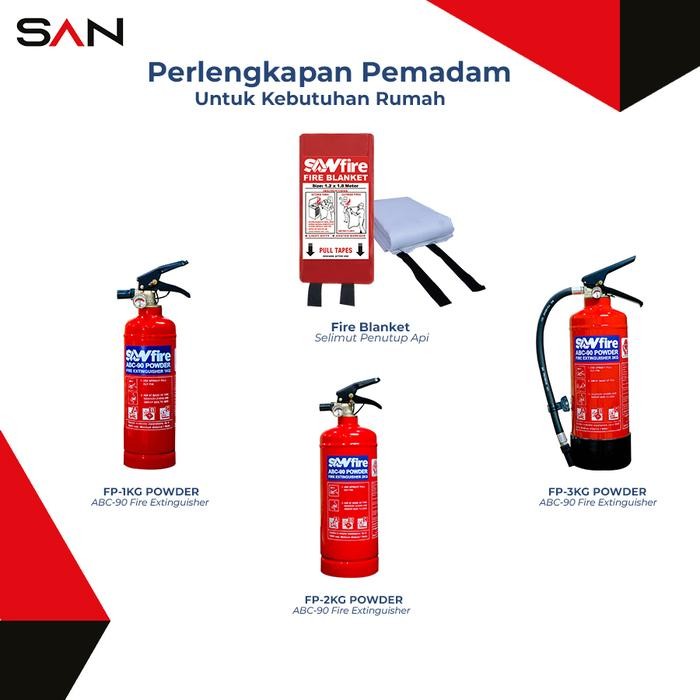 APAR ALAT PEMADAM API EXTINGUISHER SANFire RUMAH TANGGA SERIES