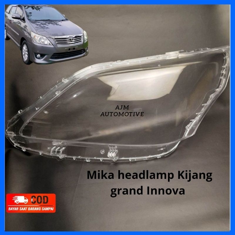 mika headlamp lampu depan grand Innova 2012 2013 2014 2015 Original mika kaca lampu utama grand