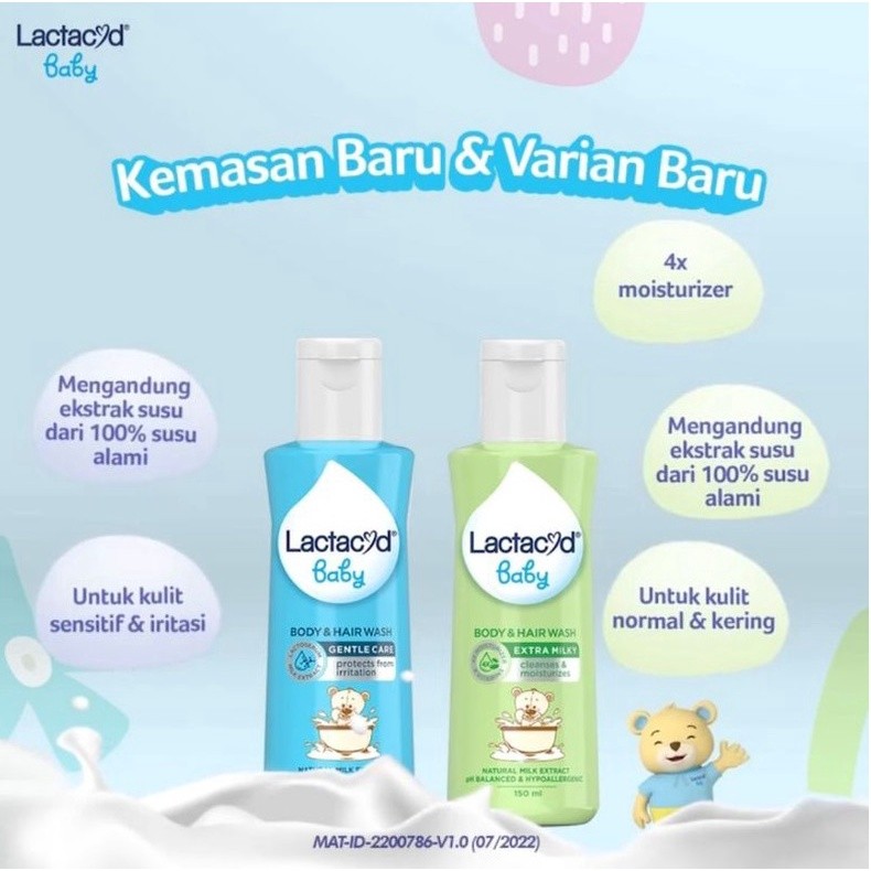 LACTACYD BABY LIQUID SOAP 150ML / LACTACYD BABY GENTLE CARE / LACTACYD BABY EXTRA MILKY