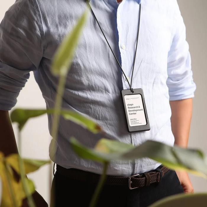 

ID Card Holder Nametag Landyard Strap