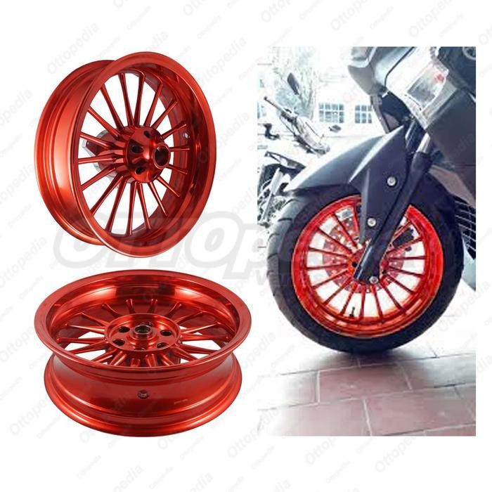 ^^^^^] Velg Racing Tapak Lebar Power Classic Nmax N max Ring 13-350/400 Merah