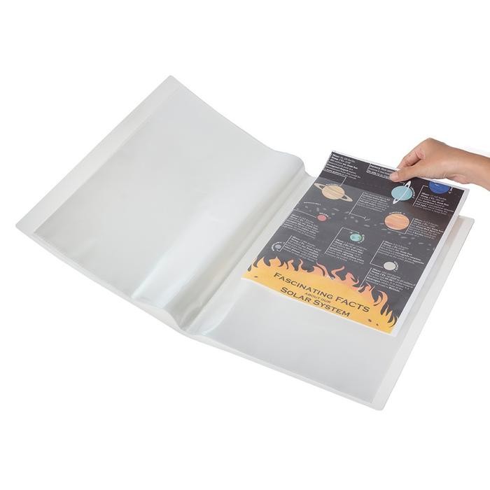 

Bantex Display Book 20 Pockets Folio White 3183 07