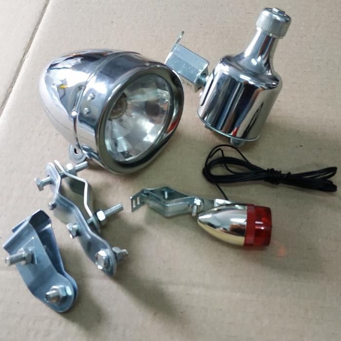 TERBARU lampu sepeda onthel dynamo generator