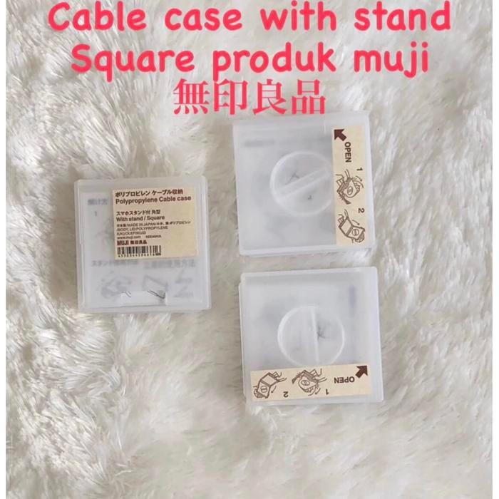 

Tempat Gulungan Kabel USB dan Stand HP Muji Asli Buatan Jepang - Desk