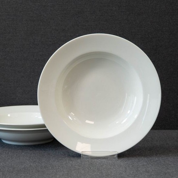 [Bestone] Piring spaghetti italy 23cm & 28cm piring keramik piring porselin