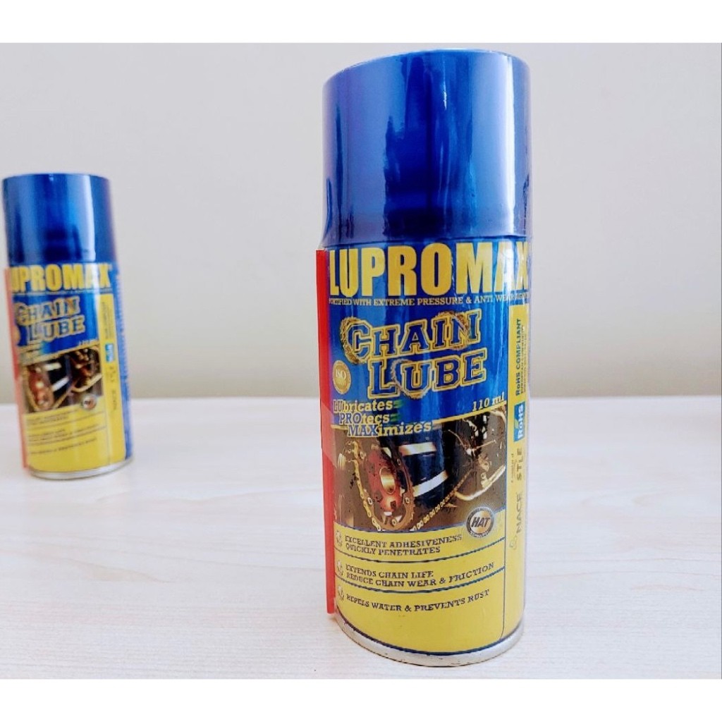 LUPROMAX CHAIN LUBE 110ml PELUMAS RANTAI ANTI KARAT