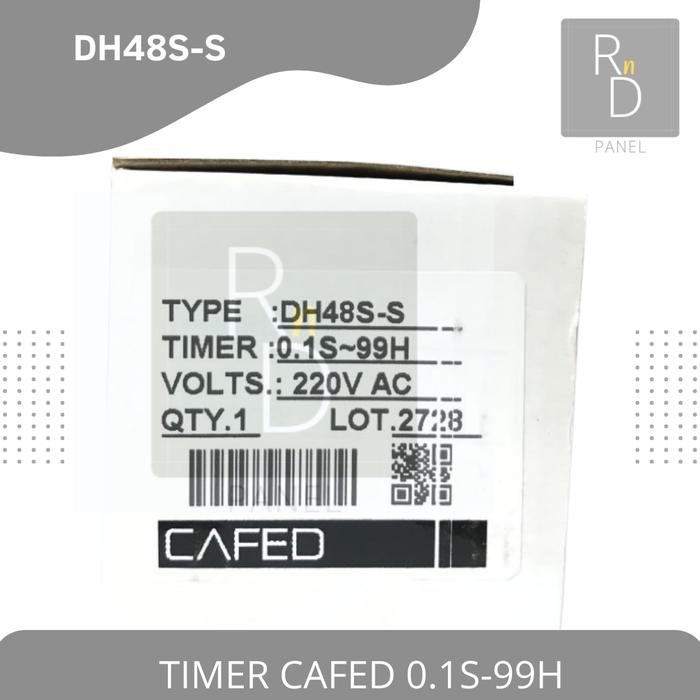 Timer Cafed Dh48S-S / Dh48Ss 0.1S-99H / Timer Digital Dh48S-S 220Vac