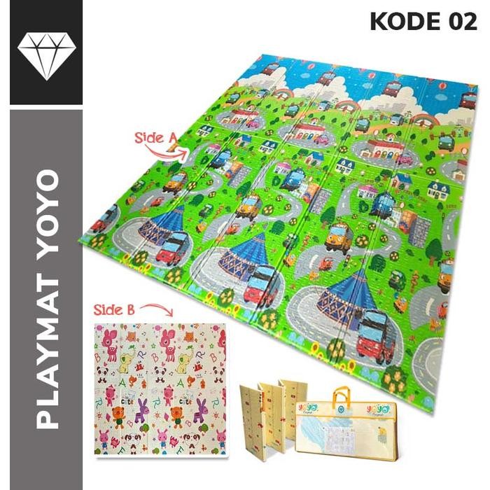[Csi] Playmat / Matras Bayi Lolo Dan Yoyo 120X180/150X180/180X200 (1Cm) - Full Collection.