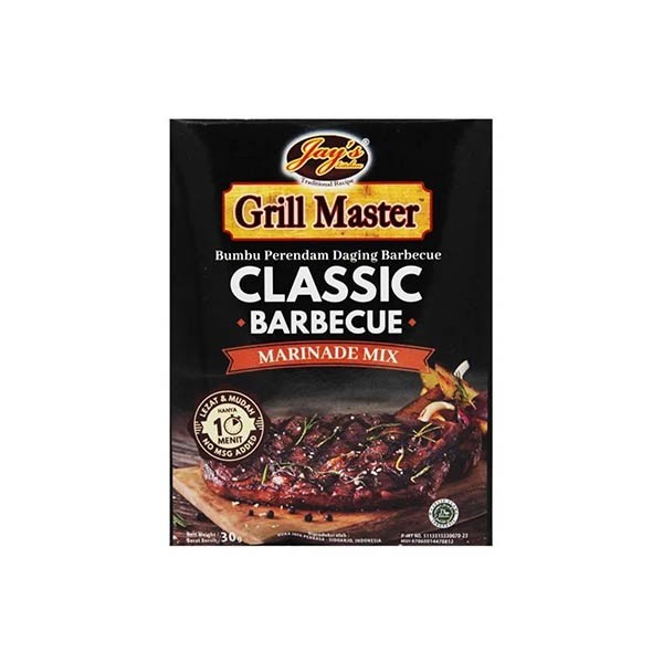 

JAY'S GRILL MASTER CLASSIC BBQ MARINADE