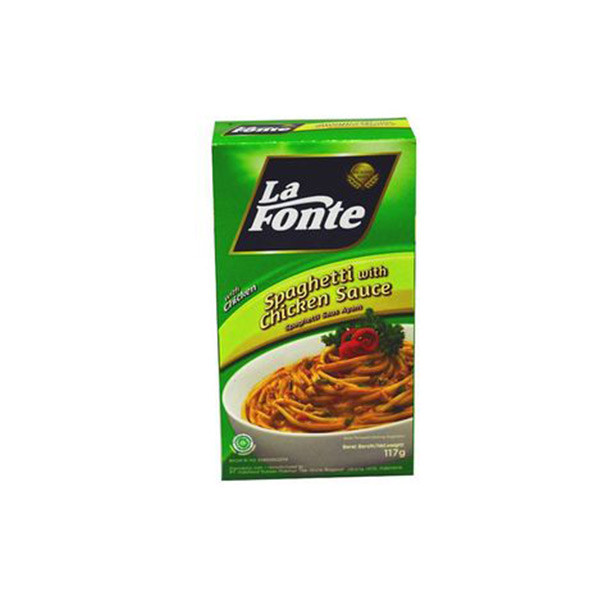 

LAFONTE SPAGHETTI SAUS AYAM 117G