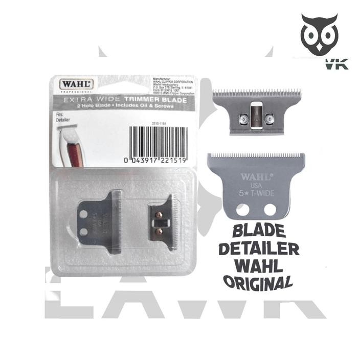 Blade detailer wahl T-Wide mata pisau detailer wahl original