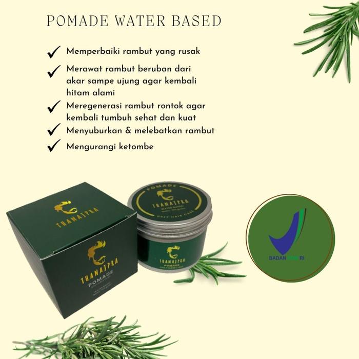 Minyak Rambut Pomade Water Based Untuk Rambut Rontok Kering Ketombe