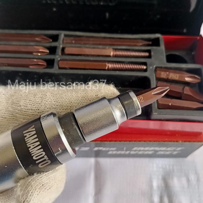 PROMO obeng ketok 12 pc & 13 pc impact drive obeng ketok Yamamoto STD japan