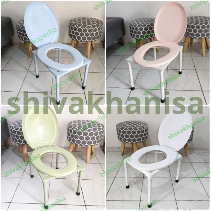 PROMO Besi Kursi toilet kloset closet wc duduk jongkok seat portable 30 cm
