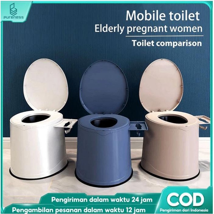 PROMO Closed Kloset Wc Duduk Toilet Orang Tua Lansia Wanita Hamil Portable
