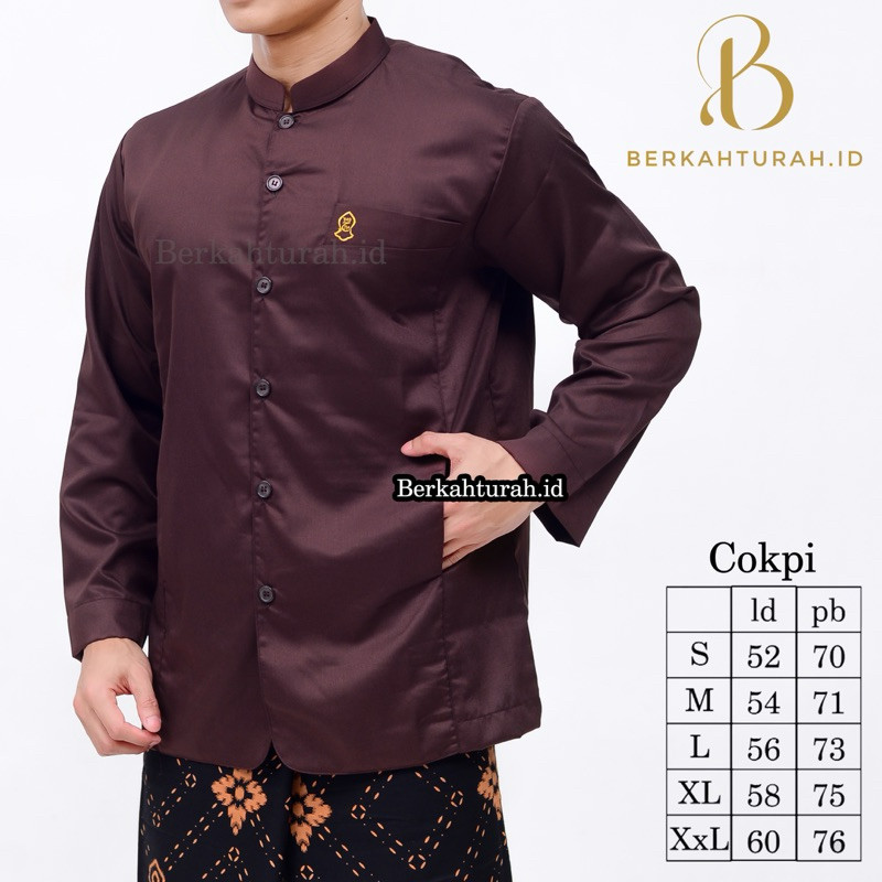 PROMO / Baju Koko Pria Muslim TerompahKoko Terompah Ibrahim CollectionKoko Semi Jas