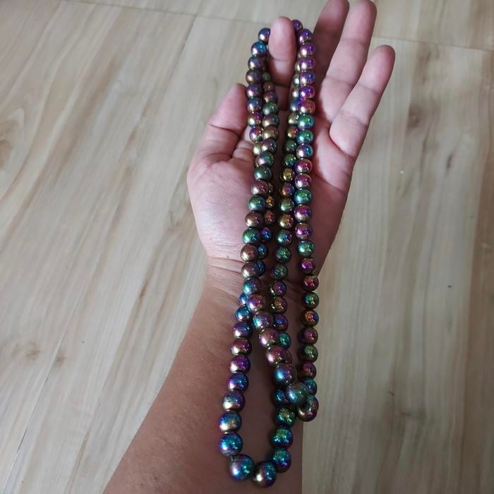 ready Leklai Raibow 108 Beads Mala Player Thai Buddha Necklace Lp Huan