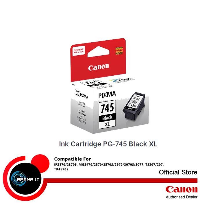 promo Canon Ink Cartridge PG-745 Black XL