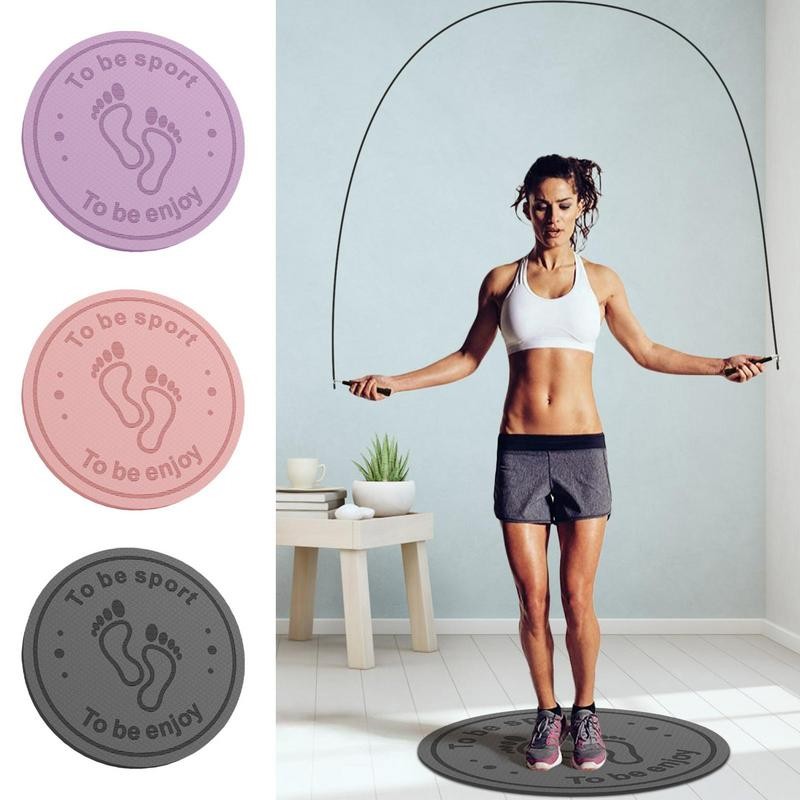 8mm Jump Rope Mat Indoor  Fitness Padded Mat Soundproof Silent Yoga Mat Dancing cushion For Fitness 