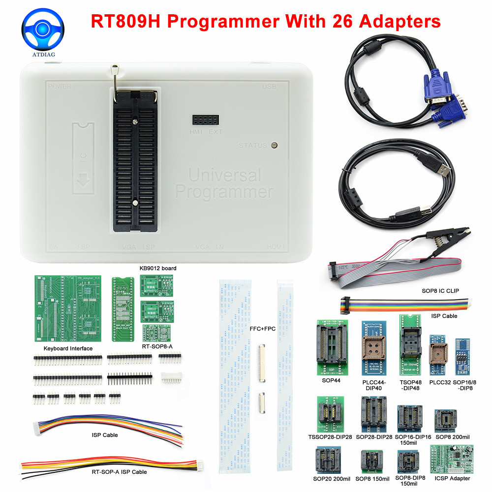 2021 Original RT809H Universal Programmer EMMC-Nand FLASH Programmer