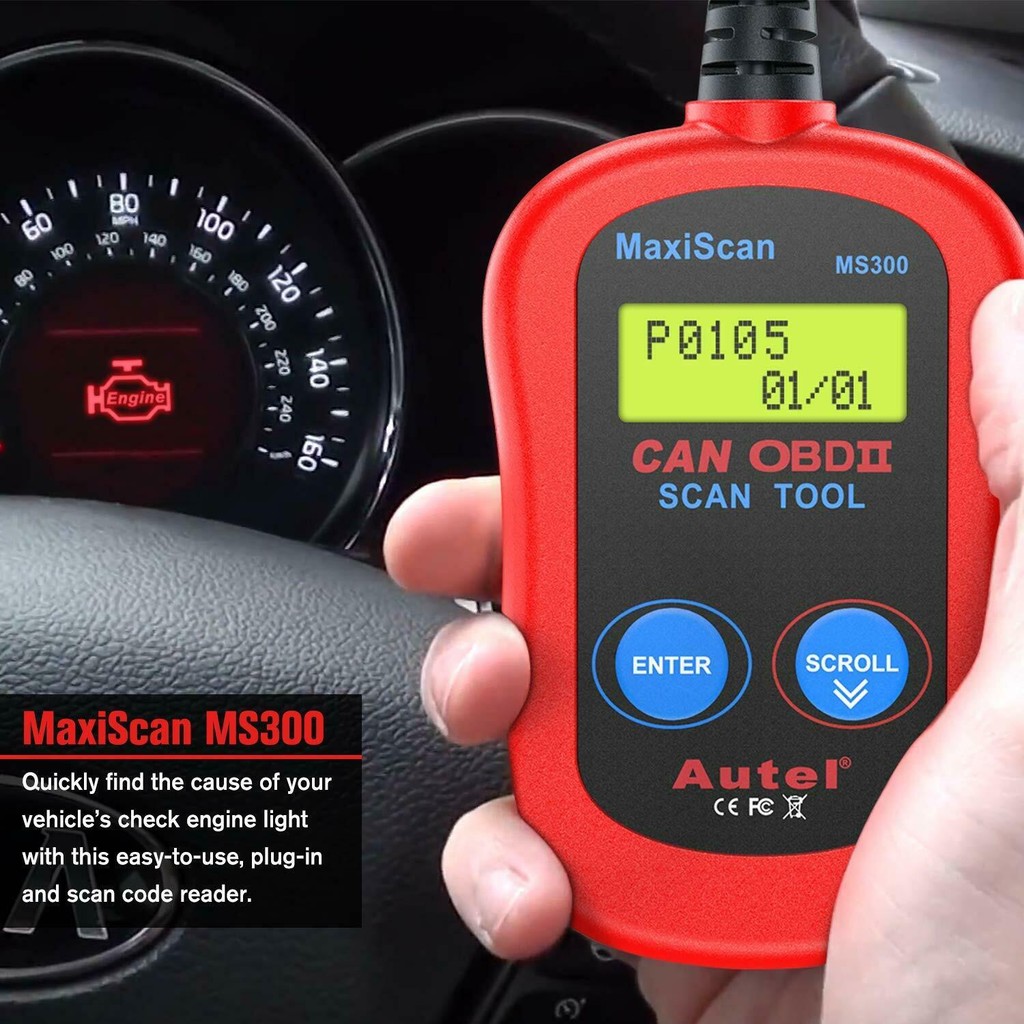 Autel MaxiScan MS300 Universal OBD2 Scanner EOBD OBD II Diagnostic