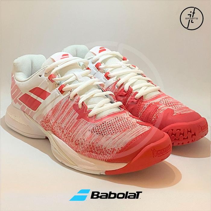 Sepatu Tenis Perempuan Babolat Propulse Blast White Women Tennis Shoe